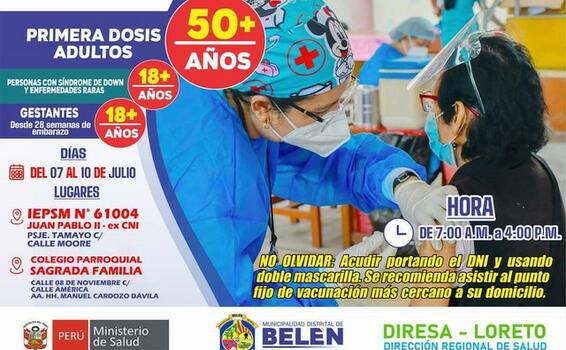 image for Municipalidad de Belén invita a toda la población a vacunarse