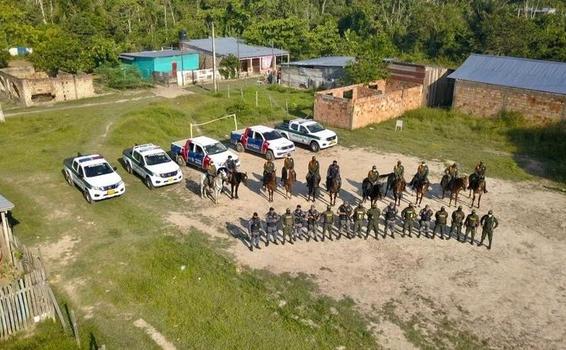 LA POLICÍA DE COLOMBIA Y POLICÍA MILITAR DE TABATINGA SE UNEN PARA CONTRIBUIR A LA ESTRATEGIA DE SEGURIDAD Y CONVIVENCIA EN LA FRONTERA