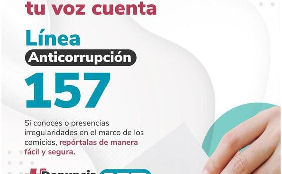 Policía Nacional invita a reportar irregularidades durante la jornada electoral.