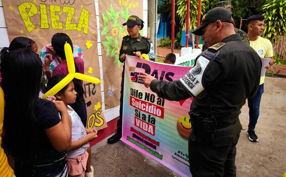 La policía nacional   fomenta el bienestar emocional y la sana convivencia en la comunidad 