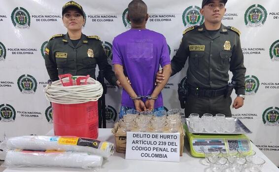 Policía Nacional capturó a un ciudadano por el delito de hurto en el Amazonas