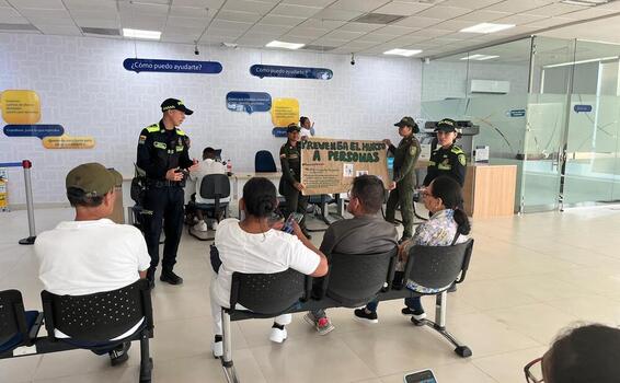  Gestores de Seguridad fortalecen la prevención del hurto en entidades bancarias del Amazonas