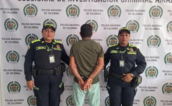 Policía Nacional en el Amazonas captura a un ciudadano requerido por orden judicial