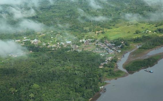 Incendian escuela de comunidad Indigena Tikuna