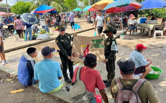 ACCIONES DE PREVENCIÓN EN PLAZAS DE MERCADO DURANTE SEMANA SANTA