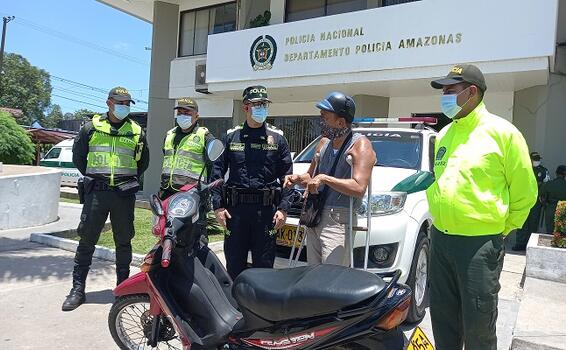 REALIZAMOS RECUPERACIÓN DE UNA MOTOCICLETA  EN LETICIA