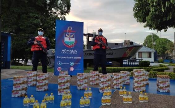 FUERZA NAVAL DEL SUR INCAUTADA MERCANCÍA TRANSPORTADA ILEGALMENTE CUYO COSTO SUPERARÍA LOS 26 MILLONES DE PESOS