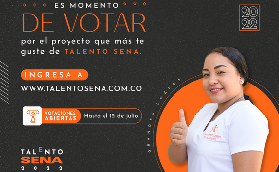 Todo el país invitado a votar para reconocer al Talento SENA 2022 Todo el país invitado a votar para reconocer al Talento SENA 2022