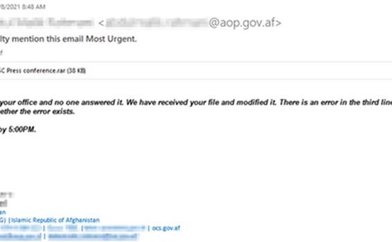  Un grupo de ciberdelincuentes de habla china realiza una operación de ciberespionaje en Afganistán, Kirguistán y Uzbekistán 