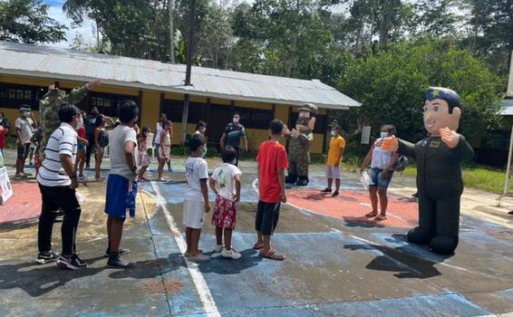 Celebración del Día del Niño en el Amazonas 