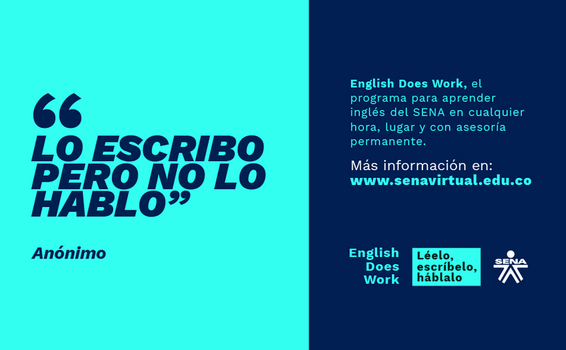 El SENA ofrece más de un millón de cupos para aprender inglés” con su programa ‘English Does Work’. Es gratis y 100% virtual El SENA ofrece más de un millón de cupos para aprender inglés” con su programa ‘English Does Work’. Es gratis y 100% virtual