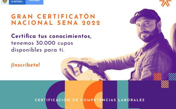 Primera Gran Certificatón Nacional SENA 2022 Primera Gran Certificatón Nacional SENA 2022