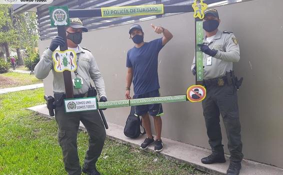 NUESTRA POLICIA  DE TURISMO REALIZA CAMPAÑAS DE PREVENCION Y EDUCACION CIUDADANA