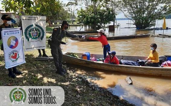 Controles en Leticia y corregimientos para mantener el orden y la disciplina