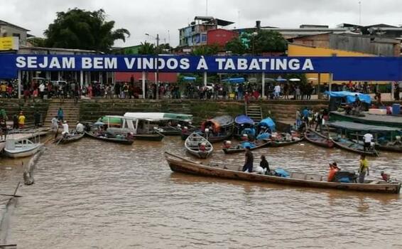 Tabatinga é uma cidade brasileira no extremo oeste do estado do Amazonas Tabatinga é uma cidade brasileira no extremo oeste do estado do Amazonas