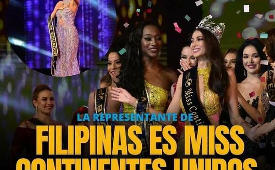Representante de Filipinas es Miss Continentes Unidos Representante de Filipinas es Miss Continentes Unidos