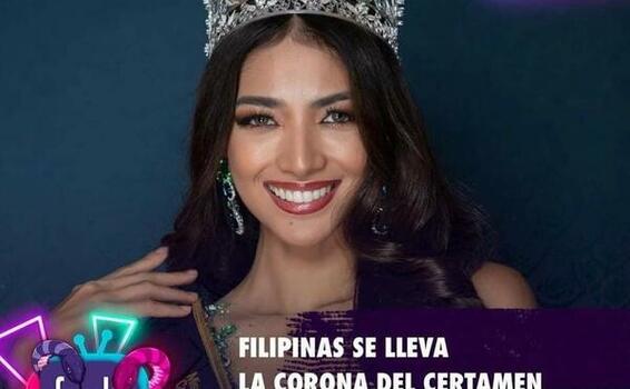 Filipinas se lleva la corona del certamen Miss Continentes Unidos 2022