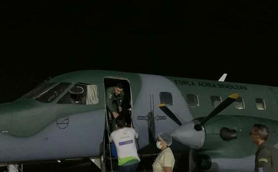 Aeronave C-95BM Bandeirante transportou fígado de Teresina