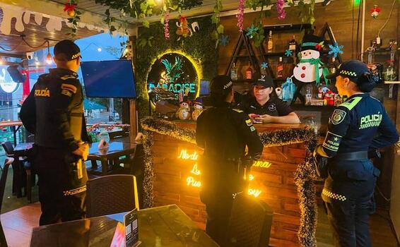 POLICÍA NACIONAL REALIZA CONTROLES PREVENTIVOS EN ESTABLECIMIENTOS ABIERTOS AL PÚBLICO EN EL AMAZONAS