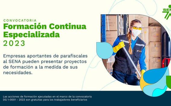 Convocatoria 2023 Formación Continua Especializada​ Promueve la productividad y competitividad de su empresa.