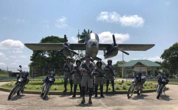 Con vigilancia aérea y terrestre su Fuerza Aérea garantiza la seguridad en el extremo sur del país