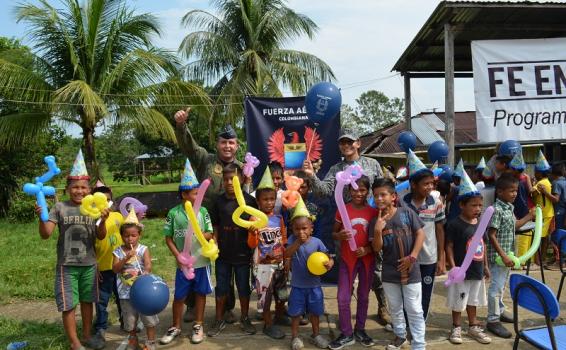 Con trabajo unificado las Fuerzas Militares de Colombia realizaron Jornada de Apoyo al Desarrollo en el Amazonas