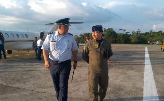 Comando de Apoyo a la Fuerza Aérea Colombiana visita el Grupo Aéreo del Amazonas Comando de Apoyo a la Fuerza Aérea Colombiana visita el Grupo Aéreo del Amazonas