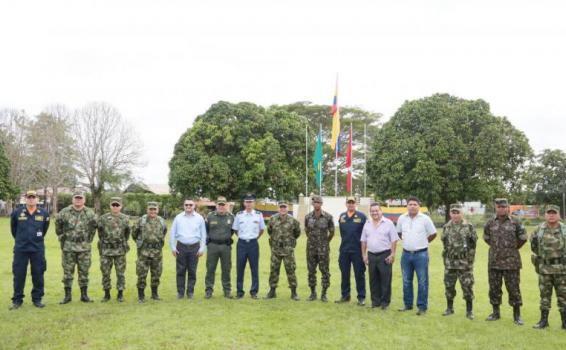 Fuerzas Públicas de Colombia, Brasil y Perú participan en ceremonia Tripartita en el Amazonas