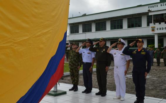 Con minuto de silencio Fuerzas Militares de Colombia, Brasil y Perú homenajearon a los héroes caídos durante Tripartita