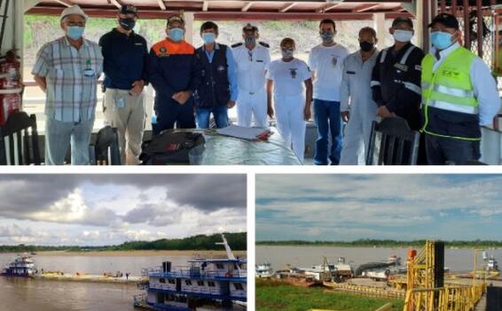 En el Amazonas el ICA hizo la recepción e inspección del buque R/M – D JOAO V de origen brasileño