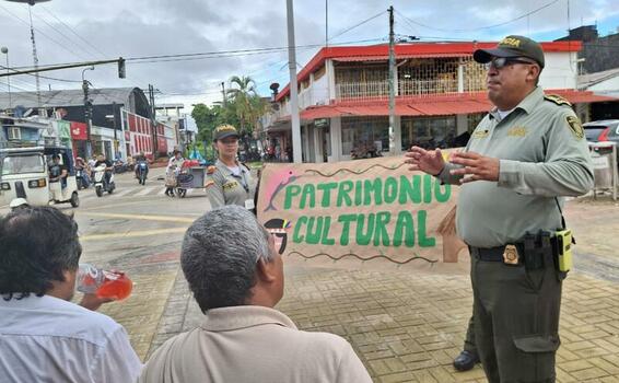 POLICIA NACIONAL REALIZA CAMPAÑA DENOMINADA "PATRIMONIO CULTURAL" 