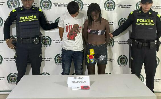 CAYÓ PAREJA DEDICADA AL HURTO DE CELULARES CAYÓ PAREJA DEDICADA AL HURTO DE CELULARES