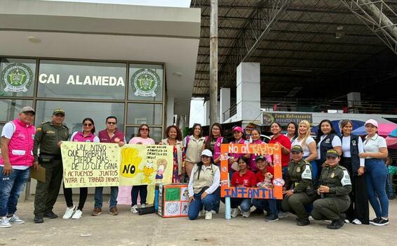 Conmemoración del Día Mundial contra el Trabajo Infantil en Leticia, Amazonas Conmemoración del Día Mundial contra el Trabajo Infantil en Leticia, Amazonas