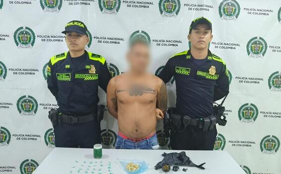 Con varias dosis de estupefacientes, fue capturado un hombre Con varias dosis de estupefacientes, fue capturado un hombre