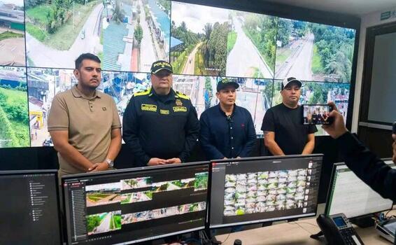 Leticia fortalece su seguridad con la entrega del nuevo sistema de cámaras de vigilancia