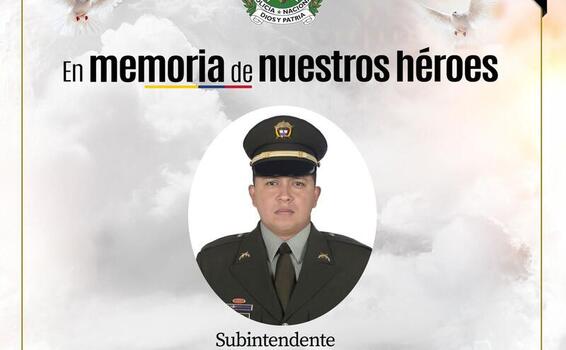 POLICÍA NACIONAL LAMENTA EL FALLECIMIENTO DE UN UNIFORMADO EN ACTOS DEL SERVICIO EN VILLAVICENCIO POLICÍA NACIONAL LAMENTA EL FALLECIMIENTO DE UN UNIFORMADO EN ACTOS DEL SERVICIO EN VILLAVICENCIO