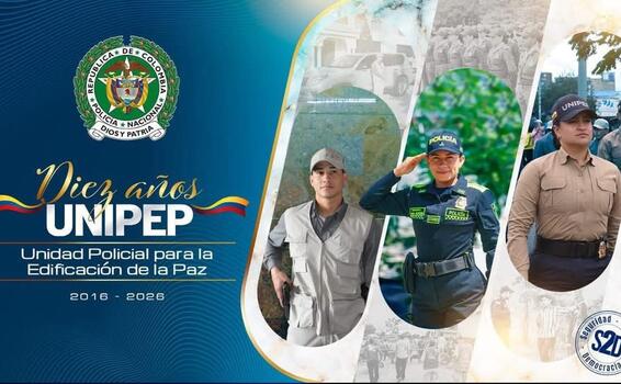 Policía Nacional conmemora 10 años de la UNIPEP fortaleciendo la paz y la convivencia en los territorios 