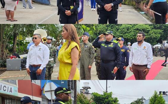 Policía Nacional garantiza seguridad durante la conmemoración de los 159 años de Leticia