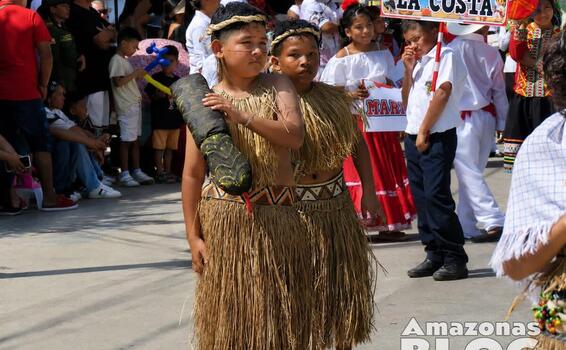  La juventud fue protagonista en el desfile del 19 de julio en Leticia