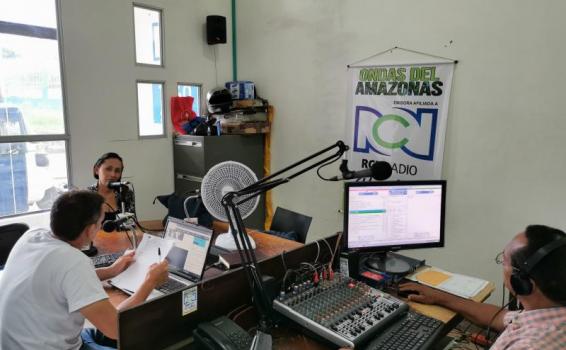 Estuvimos al aire en el Noticiero "Cómo amaneció el Amazonas" de la Emisora Ondas del Amazonas - RCN, dando a conocer el balance de acciones por parte del Instituto Colombiano de Bienestar Familiar Regional Amazonas, dentro de la implementación de la Alia Estuvimos al aire en el Noticiero "Cómo amaneció el Amazonas" de la Emisora Ondas del Amazonas - RCN, dando a conocer el balance de acciones por parte del Instituto Colombiano de Bienestar Familiar Regional Amazonas, dentro de la implementación de la Alia