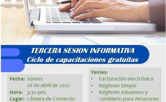 Tercera sesión informativa