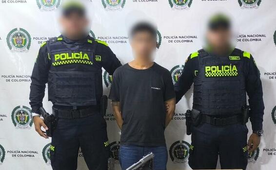 CAPTURADO SUJETO POR PORTE ILEGAL DE ARMAS