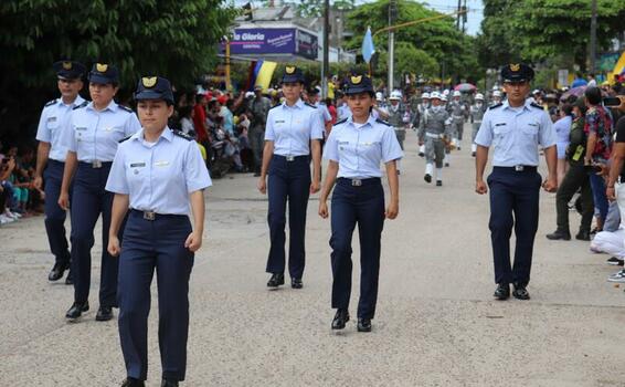 Autoridades militares y civiles conmemoraron la Independencia de Colombia en el Amazonas