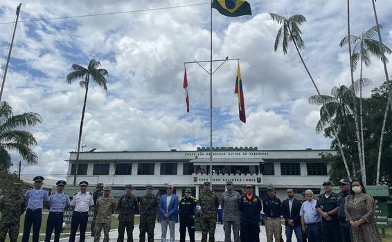 El Grupo Aéreo del Amazonas participó en la izada de pabellón Tripartita El Grupo Aéreo del Amazonas participó en la izada de pabellón Tripartita