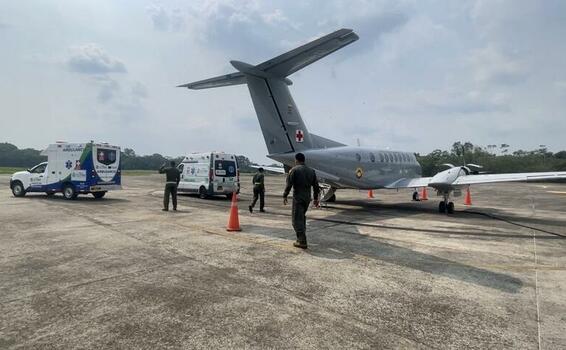 Avión ambulancia transportó a dos pacientes que requerían ser evacuados con urgencia en el Amazonas