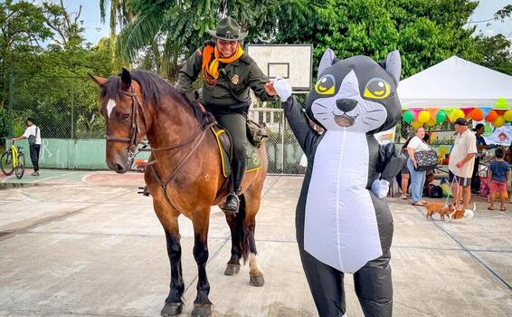 Policía Nacional promueve el cuidado y la protección de los animales Policía Nacional promueve el cuidado y la protección de los animales