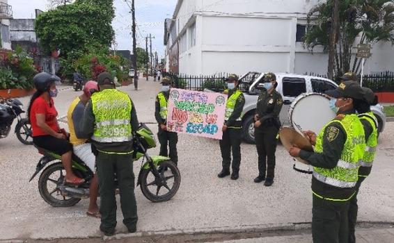 LA POLICÍA NACIONAL ADELANTA CAMPAÑA DE PREVENCIÓN CONTRA EL HURTO A MOTOCICLETAS EN EL AMAZONAS 
