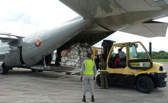 Más de mil kilogramos de material pos consumo fueron transportados desde Leticia a Bogotá