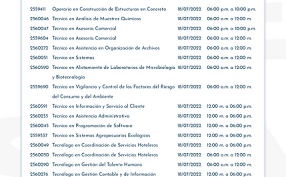 Todavía puedes inscribirte a una formación Técnica, Tecnológica u Operaria en la III Convocatoria de formación presencial titulada del SENA Amazonas Todavía puedes inscribirte a una formación Técnica, Tecnológica u Operaria en la III Convocatoria de formación presencial titulada del SENA Amazonas