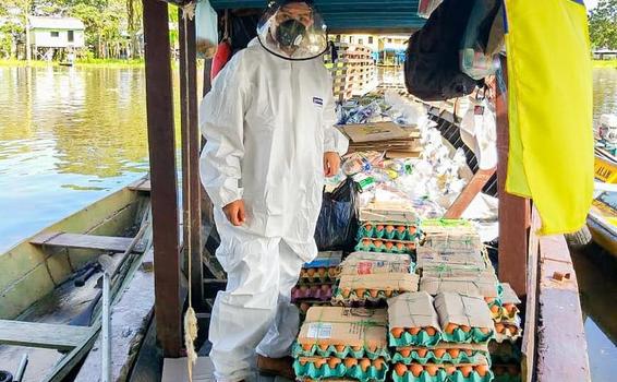  ICBF sigue comprometido con la entrega de canastas nutricionales en Amazonas